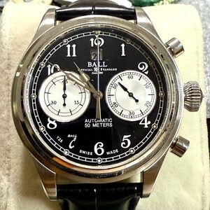 Ball Train-Master Cannonball Chronograph Date Designer Mens Watch